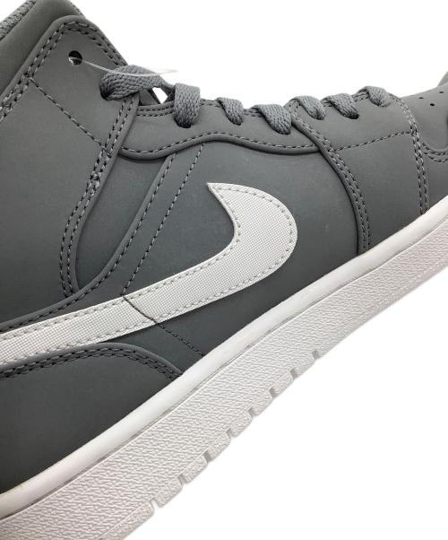 NIKE（ナイキ）NIKE (ナイキ) ミッドカットスニーカー Air Jordan 1 Mid グレー サイズ:27.5 未使用品の古着・服飾アイテム