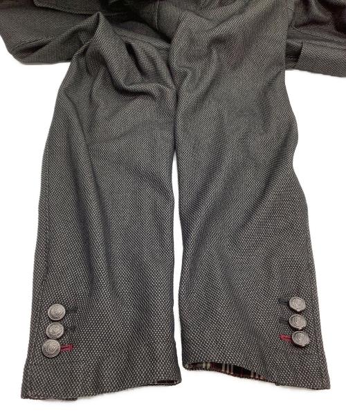 BLACK LABEL CRESTBRIDGE（ブラックレーベル クレストブリッジ）BLACK LABEL CRESTBRIDGE (ブラックレーベル クレストブリッジ) テーラードジャケット ブラック サイズ:Mの古着・服飾アイテム