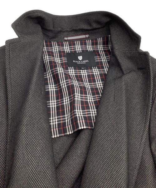 BLACK LABEL CRESTBRIDGE（ブラックレーベル クレストブリッジ）BLACK LABEL CRESTBRIDGE (ブラックレーベル クレストブリッジ) テーラードジャケット ブラック サイズ:Mの古着・服飾アイテム