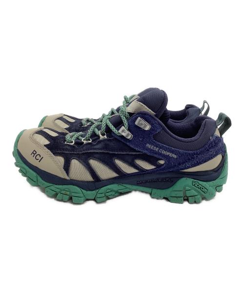 MERRELL（メレル）MERRELL (メレル) REESE COOPER (リース クーパー) ローカットスニーカー Moab Mesa Luxe ネイビー×グリーン サイズ:24.5の古着・服飾アイテム