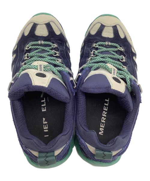 MERRELL（メレル）MERRELL (メレル) REESE COOPER (リース クーパー) ローカットスニーカー Moab Mesa Luxe ネイビー×グリーン サイズ:24.5の古着・服飾アイテム