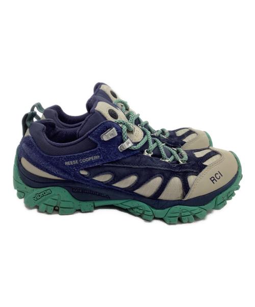 MERRELL（メレル）MERRELL (メレル) REESE COOPER (リース クーパー) ローカットスニーカー Moab Mesa Luxe ネイビー×グリーン サイズ:24.5の古着・服飾アイテム