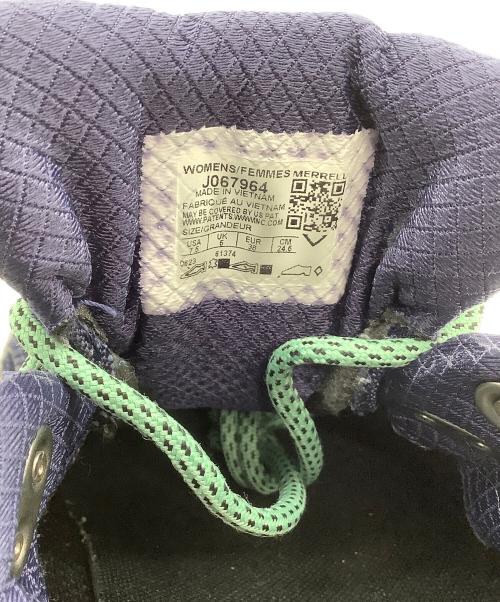 MERRELL（メレル）MERRELL (メレル) REESE COOPER (リース クーパー) ローカットスニーカー Moab Mesa Luxe ネイビー×グリーン サイズ:24.5の古着・服飾アイテム