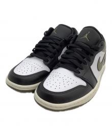NIKE（ナイキ）の古着「ローカットスニーカー 	Air Jordan 1 Low」｜グリーン×ホワイト