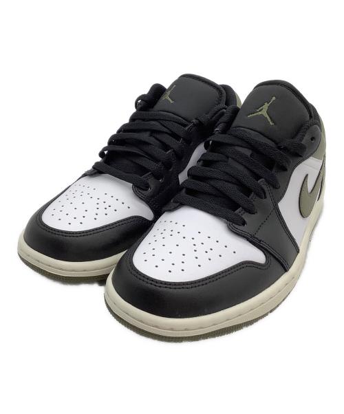 NIKE（ナイキ）NIKE (ナイキ) ローカットスニーカー 	Air Jordan 1 Low グリーン×ホワイト サイズ:26.5の古着・服飾アイテム