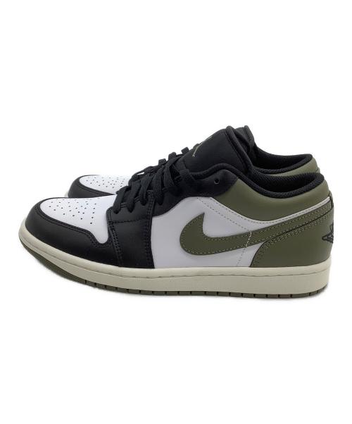 NIKE（ナイキ）NIKE (ナイキ) ローカットスニーカー 	Air Jordan 1 Low グリーン×ホワイト サイズ:26.5の古着・服飾アイテム