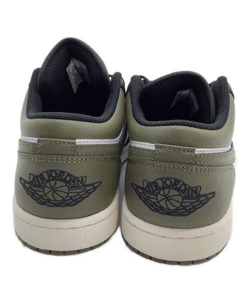NIKE（ナイキ）NIKE (ナイキ) ローカットスニーカー 	Air Jordan 1 Low グリーン×ホワイト サイズ:26.5の古着・服飾アイテム