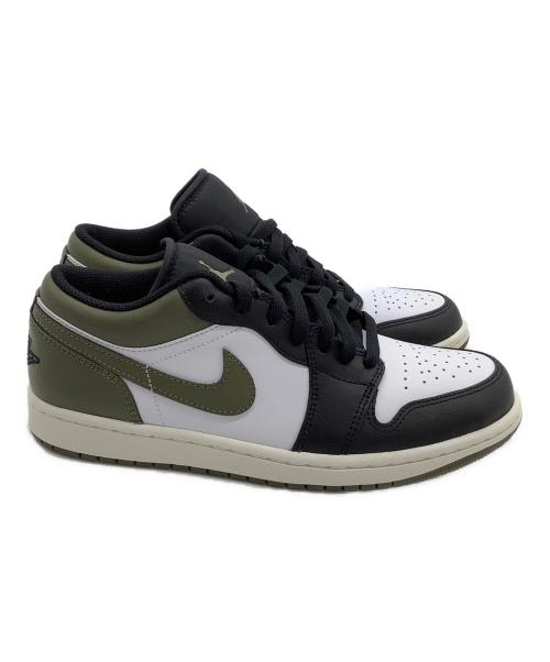 NIKE（ナイキ）NIKE (ナイキ) ローカットスニーカー 	Air Jordan 1 Low グリーン×ホワイト サイズ:26.5の古着・服飾アイテム