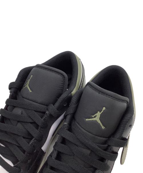 NIKE（ナイキ）NIKE (ナイキ) ローカットスニーカー 	Air Jordan 1 Low グリーン×ホワイト サイズ:26.5の古着・服飾アイテム