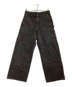 Vuja Deヴジャデ）の古着「デニムパンツ　 ANDO HEAVY DOUBLE KNEE PANTS」｜ブラック