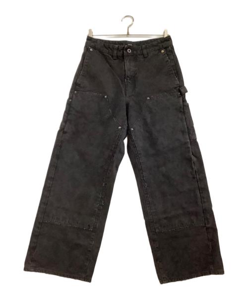 Vuja De（ヴジャデ）VUJA DE (ヴジャデ) デニムパンツ　 ANDO HEAVY DOUBLE KNEE PANTS ブラック サイズ:Sの古着・服飾アイテム