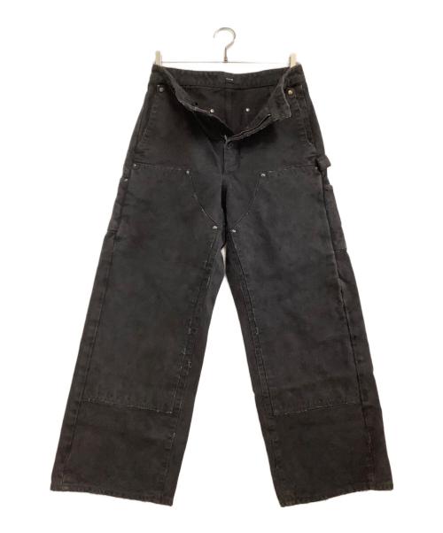 Vuja De（ヴジャデ）VUJA DE (ヴジャデ) デニムパンツ　 ANDO HEAVY DOUBLE KNEE PANTS ブラック サイズ:Sの古着・服飾アイテム