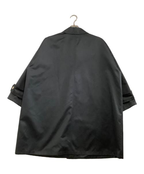 MACKINTOSH LONDON（マッキントッシュ ロンドン）MACKINTOSH LONDON (マッキントッシュ ロンドン) ステンカラーコート　ブライトグログランステンカラーコート ブラック サイズ:38 未使用品の古着・服飾アイテム