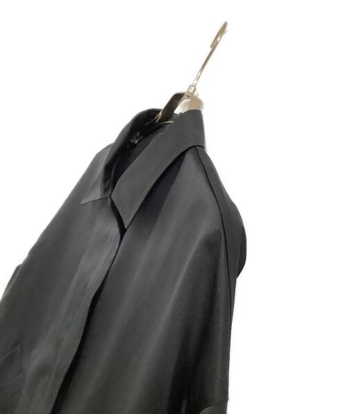 MACKINTOSH LONDON（マッキントッシュ ロンドン）MACKINTOSH LONDON (マッキントッシュ ロンドン) ステンカラーコート　ブライトグログランステンカラーコート ブラック サイズ:38 未使用品の古着・服飾アイテム