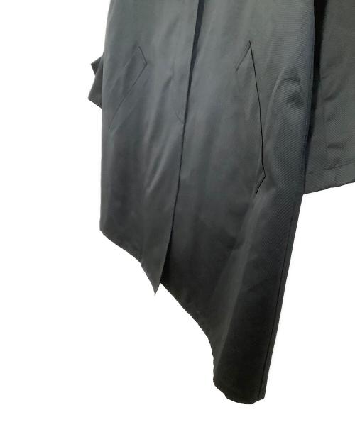 MACKINTOSH LONDON（マッキントッシュ ロンドン）MACKINTOSH LONDON (マッキントッシュ ロンドン) ステンカラーコート　ブライトグログランステンカラーコート ブラック サイズ:38 未使用品の古着・服飾アイテム