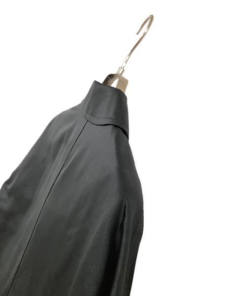 MACKINTOSH LONDON（マッキントッシュ ロンドン）MACKINTOSH LONDON (マッキントッシュ ロンドン) ステンカラーコート　ブライトグログランステンカラーコート ブラック サイズ:38 未使用品の古着・服飾アイテム