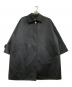 MACKINTOSH LONDON（マッキントッシュ ロンドン）の古着「ステンカラーコート　ブライトグログランステンカラーコート」｜ブラック