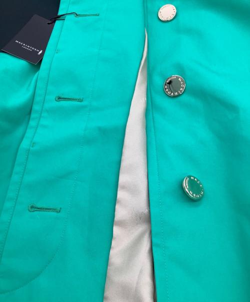 MACKINTOSH LONDON（マッキントッシュ ロンドン）MACKINTOSH LONDON (マッキントッシュ ロンドン) ショートコート　ウェザーコットンステンカラーショートコート グリーン サイズ:38 未使用品の古着・服飾アイテム