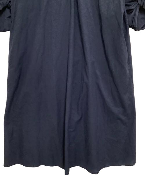 MACKINTOSH LONDON（マッキントッシュ ロンドン）MACKINTOSH LONDON (マッキントッシュ ロンドン) 半袖ワンピース　コットンナイロンサッカーワンピース ネイビー サイズ:38 未使用品の古着・服飾アイテム