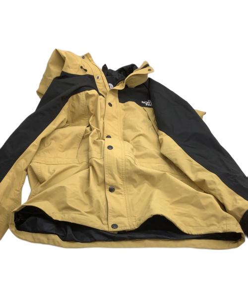 THE NORTH FACE（ザ ノース フェイス）THE NORTH FACE (ザ ノース フェイス) ナイロンジャケット　マウンテン ライト ジャケット イエロー×ブラック サイズ:XLの古着・服飾アイテム