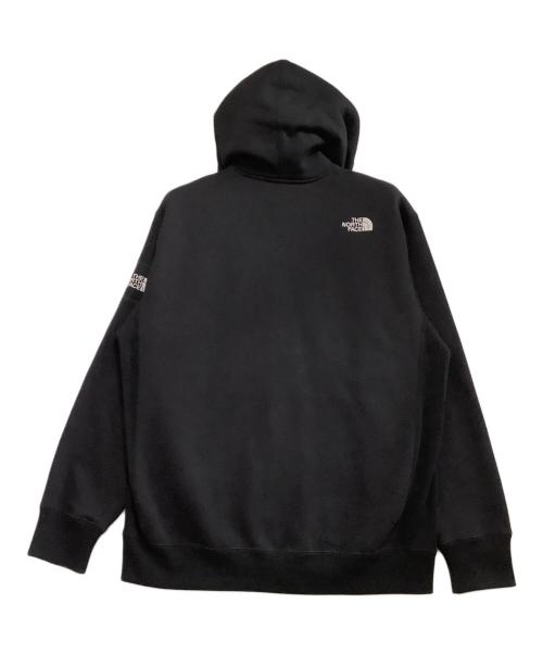 THE NORTH FACE（ザ ノース フェイス）THE NORTH FACE (ザ ノース フェイス) ジップパーカー　スクエアロゴフルジップ ブラック サイズ:XLの古着・服飾アイテム