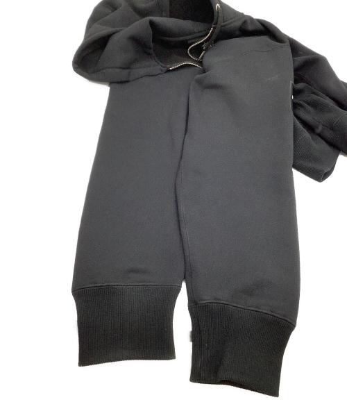 THE NORTH FACE（ザ ノース フェイス）THE NORTH FACE (ザ ノース フェイス) ジップパーカー　スクエアロゴフルジップ ブラック サイズ:XLの古着・服飾アイテム