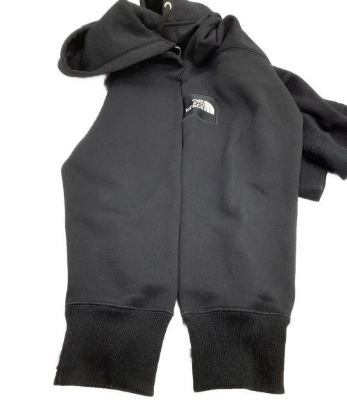 THE NORTH FACE（ザ ノース フェイス）THE NORTH FACE (ザ ノース フェイス) ジップパーカー　スクエアロゴフルジップ ブラック サイズ:XLの古着・服飾アイテム