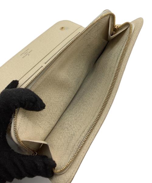 LOUIS VUITTON（ルイ ヴィトン）LOUIS VUITTON (ルイ ヴィトン) 長財布 ダミエ・アズール ポルトフォイユ・アンソリット アイボリーの古着・服飾アイテム