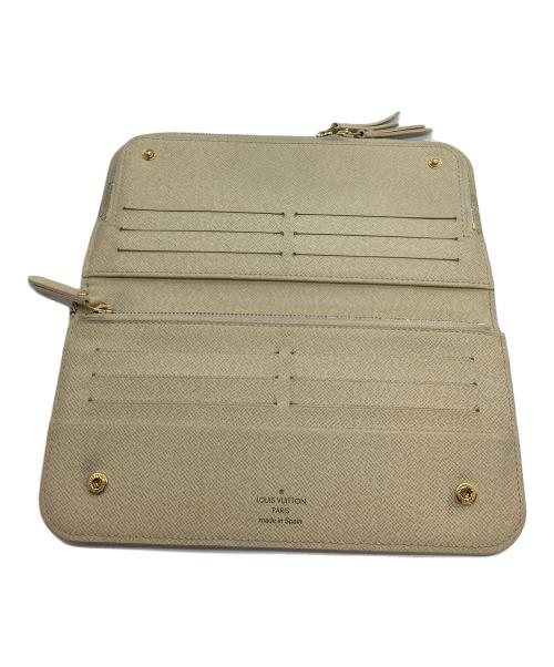 LOUIS VUITTON（ルイ ヴィトン）LOUIS VUITTON (ルイ ヴィトン) 長財布 ダミエ・アズール ポルトフォイユ・アンソリット アイボリーの古着・服飾アイテム