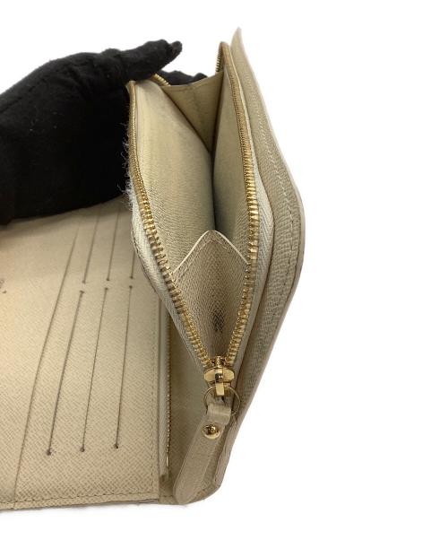 LOUIS VUITTON（ルイ ヴィトン）LOUIS VUITTON (ルイ ヴィトン) 長財布 ダミエ・アズール ポルトフォイユ・アンソリット アイボリーの古着・服飾アイテム