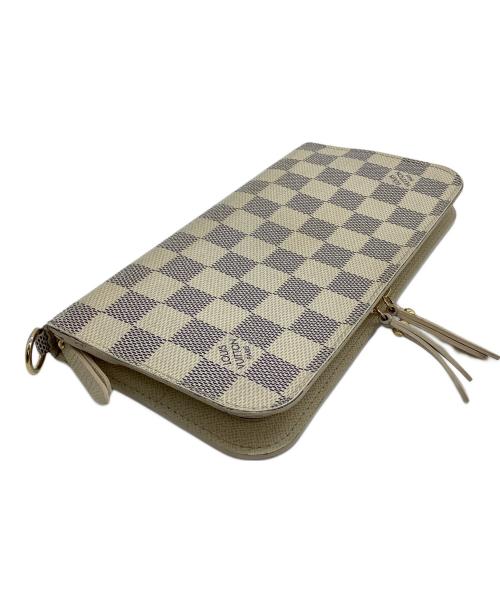 LOUIS VUITTON（ルイ ヴィトン）LOUIS VUITTON (ルイ ヴィトン) 長財布 ダミエ・アズール ポルトフォイユ・アンソリット アイボリーの古着・服飾アイテム