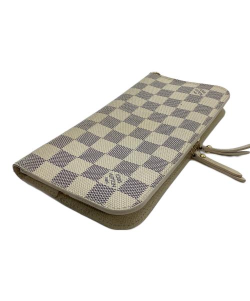 LOUIS VUITTON（ルイ ヴィトン）LOUIS VUITTON (ルイ ヴィトン) 長財布 ダミエ・アズール ポルトフォイユ・アンソリット アイボリーの古着・服飾アイテム