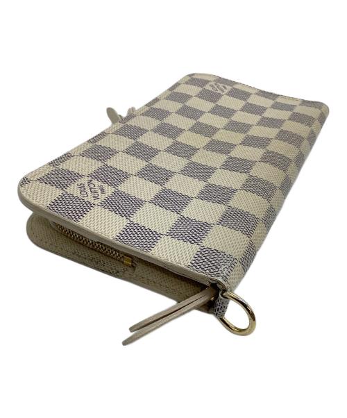 LOUIS VUITTON（ルイ ヴィトン）LOUIS VUITTON (ルイ ヴィトン) 長財布 ダミエ・アズール ポルトフォイユ・アンソリット アイボリーの古着・服飾アイテム