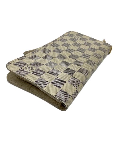 LOUIS VUITTON（ルイ ヴィトン）LOUIS VUITTON (ルイ ヴィトン) 長財布 ダミエ・アズール ポルトフォイユ・アンソリット アイボリーの古着・服飾アイテム