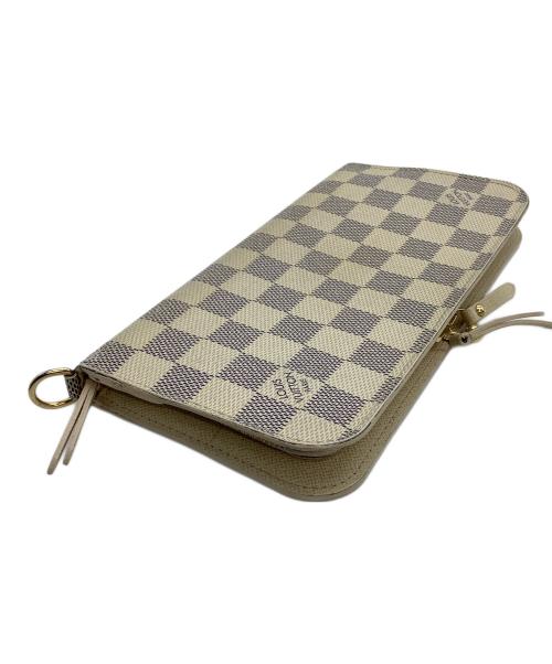 LOUIS VUITTON（ルイ ヴィトン）LOUIS VUITTON (ルイ ヴィトン) 長財布 ダミエ・アズール ポルトフォイユ・アンソリット アイボリーの古着・服飾アイテム