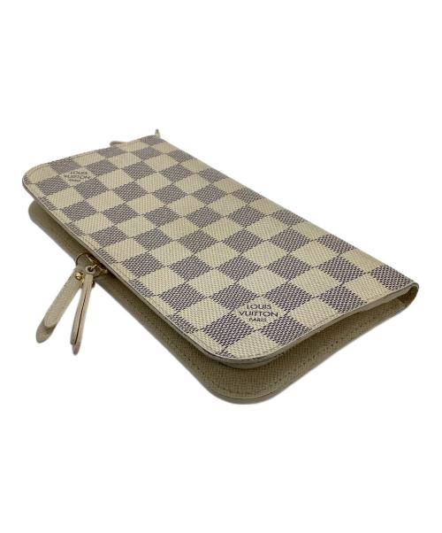 LOUIS VUITTON（ルイ ヴィトン）LOUIS VUITTON (ルイ ヴィトン) 長財布 ダミエ・アズール ポルトフォイユ・アンソリット アイボリーの古着・服飾アイテム