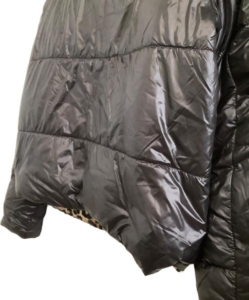 MICHAEL KORS（マイケルコース）MICHAEL KORS (マイケル・コース) ダウンジャケット　レオパード柄 ブラック サイズ:XSの古着・服飾アイテム