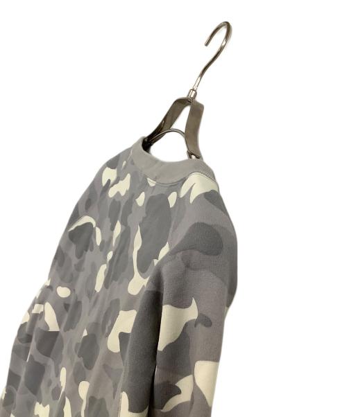 A BATHING APE（アベイシングエイプ）A BATHING APE (アベイシングエイプ) 裏起毛スウェット　CITY CAMO SHARK CREWNECK グレー サイズ:Mの古着・服飾アイテム