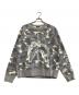 A BATHING APE（アベイシングエイプ）の古着「裏起毛スウェット　CITY CAMO SHARK CREWNECK」｜グレー