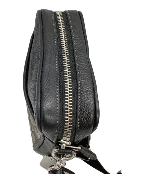 COACH（コーチ）COACH (コーチ) ショルダーバッグ　サリバン クロスボディ・シグネチャー ジャカード・スター エンブロイダリー ブラック×グレーの古着・服飾アイテム