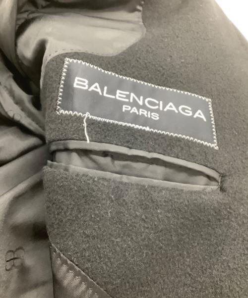 BALENCIAGA（バレンシアガ）BALENCIAGA (バレンシアガ) カシミヤコート　C-OS443 ブラック サイズ:A5の古着・服飾アイテム