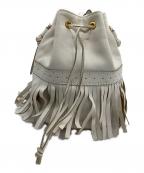 J&M DAVIDSONジェイ＆エム デヴィッドソン）の古着「フリンジショルダーバッグ　カーニバル」｜ホワイト