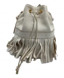 J&M DAVIDSON（ジェイ＆エム デヴィッドソン）の古着「フリンジショルダーバッグ　カーニバル 」｜ホワイト