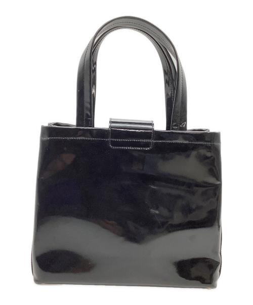 Salvatore Ferragamo（サルヴァトーレ フェラガモ）Salvatore Ferragamo (サルヴァトーレ フェラガモ) エナメルハンドバッグの古着・服飾アイテム