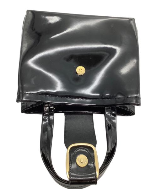 Salvatore Ferragamo（サルヴァトーレ フェラガモ）Salvatore Ferragamo (サルヴァトーレ フェラガモ) エナメルハンドバッグの古着・服飾アイテム