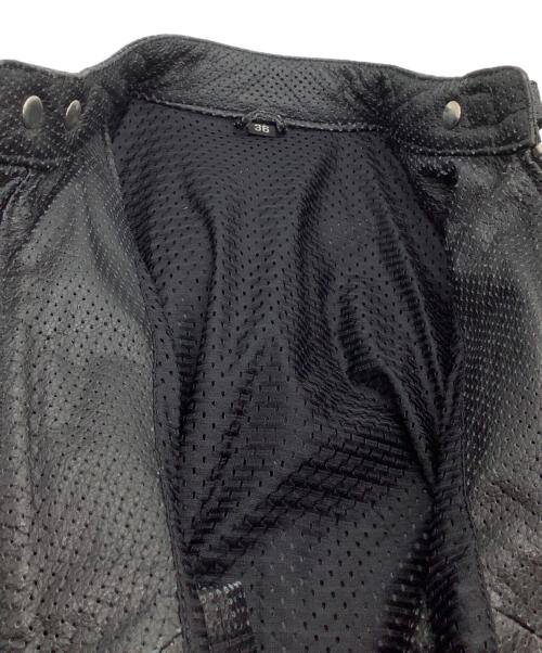 FREEDOM（フリーダム）freedom (フリーダム) レザージャケット ブラック サイズ:36の古着・服飾アイテム