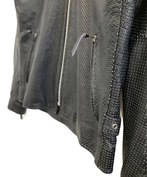 FREEDOM（フリーダム）freedom (フリーダム) レザージャケット ブラック サイズ:36の古着・服飾アイテム