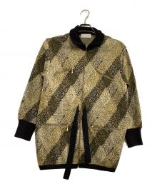 Yves Saint Laurent（イヴサンローラン）の古着「ウールジップジャケット」｜カーキ×ブラック