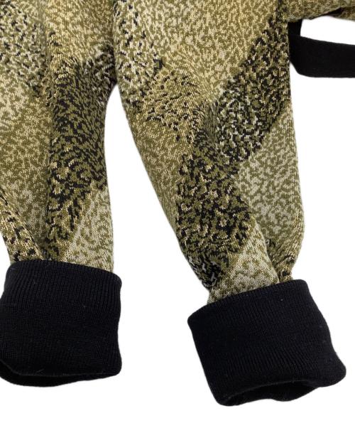 Yves Saint Laurent（イヴサンローラン）Yves Saint Laurent (イヴサンローラン) ウールジップジャケット カーキ×ブラック サイズ:Mの古着・服飾アイテム