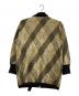 Yves Saint Laurent (イヴサンローラン) ウールジップジャケット カーキ×ブラック サイズ:M：15000円